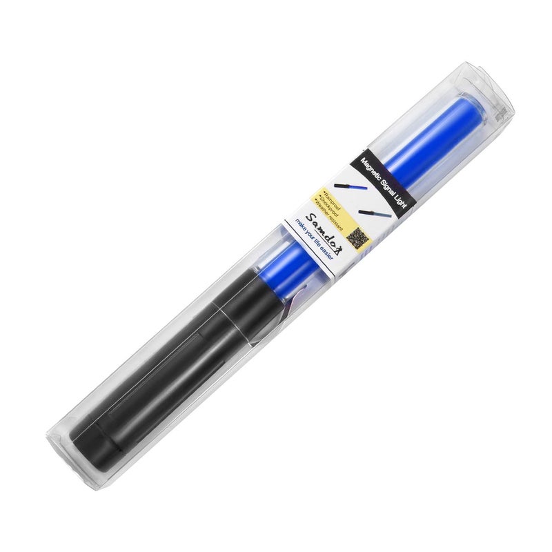 SAMDO 11.0 inch Magnet Wand Baton Traffic Control Road Safety Lamp Military Survival LED Light Stick (Blue) - Image 4